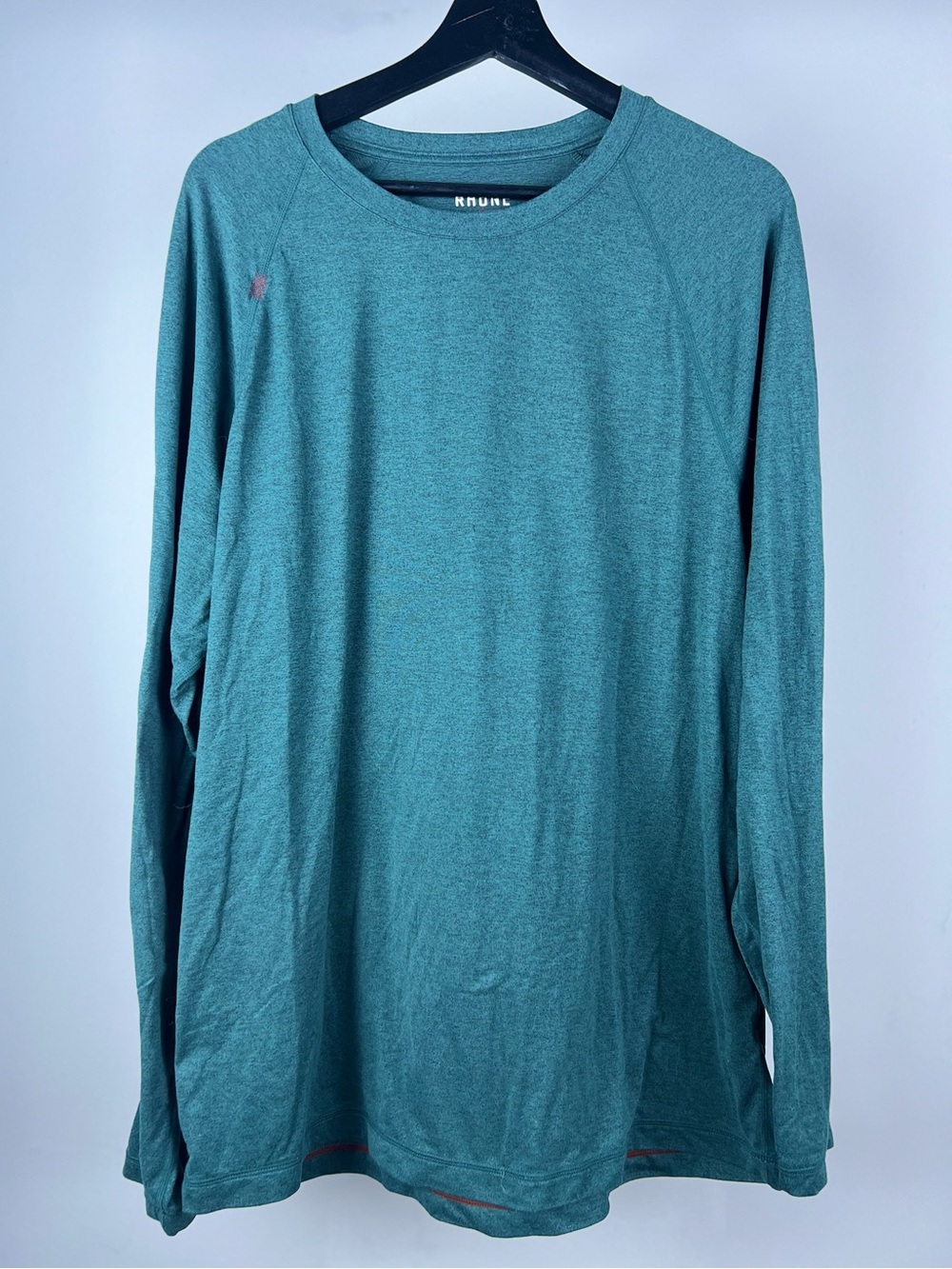 RHONE Teal Long-Sleeve Performance Tee